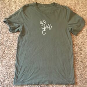 Monstera Screen-printed t-shirt